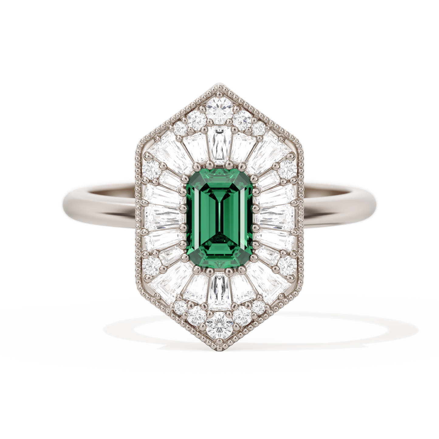 Ballerina Elongated Emerald