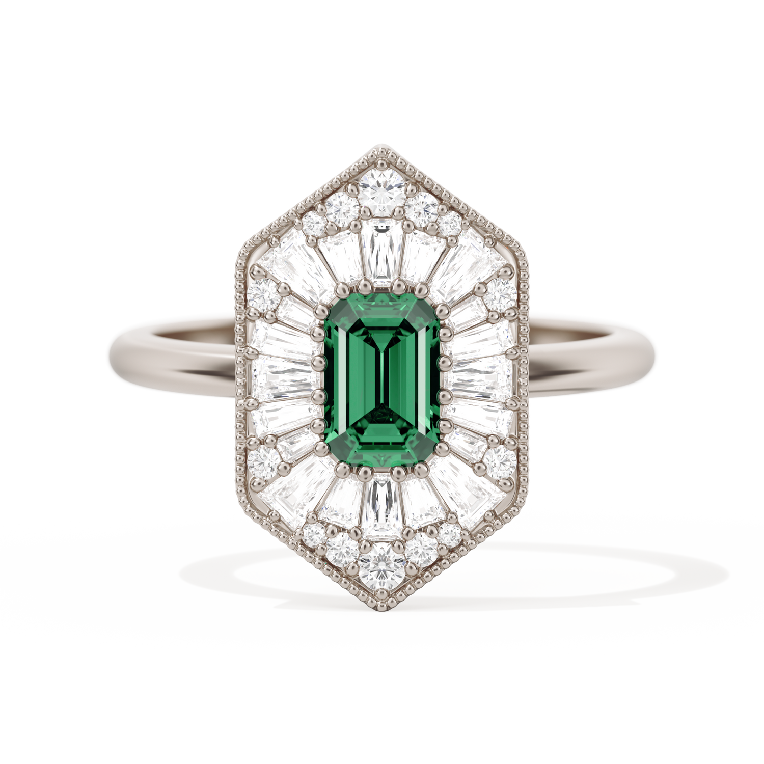 Ballerina Elongated Emerald