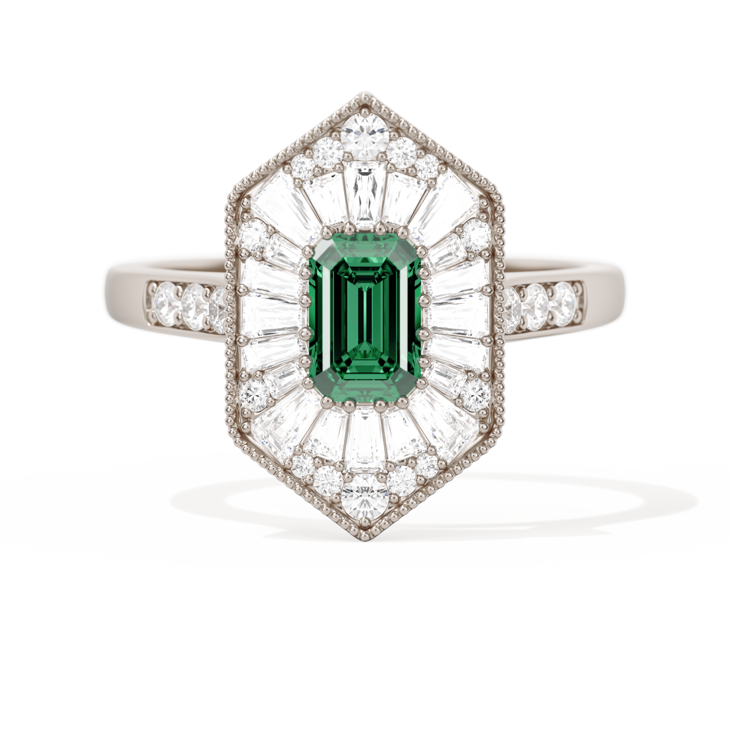 Ballerina Elongated Emerald