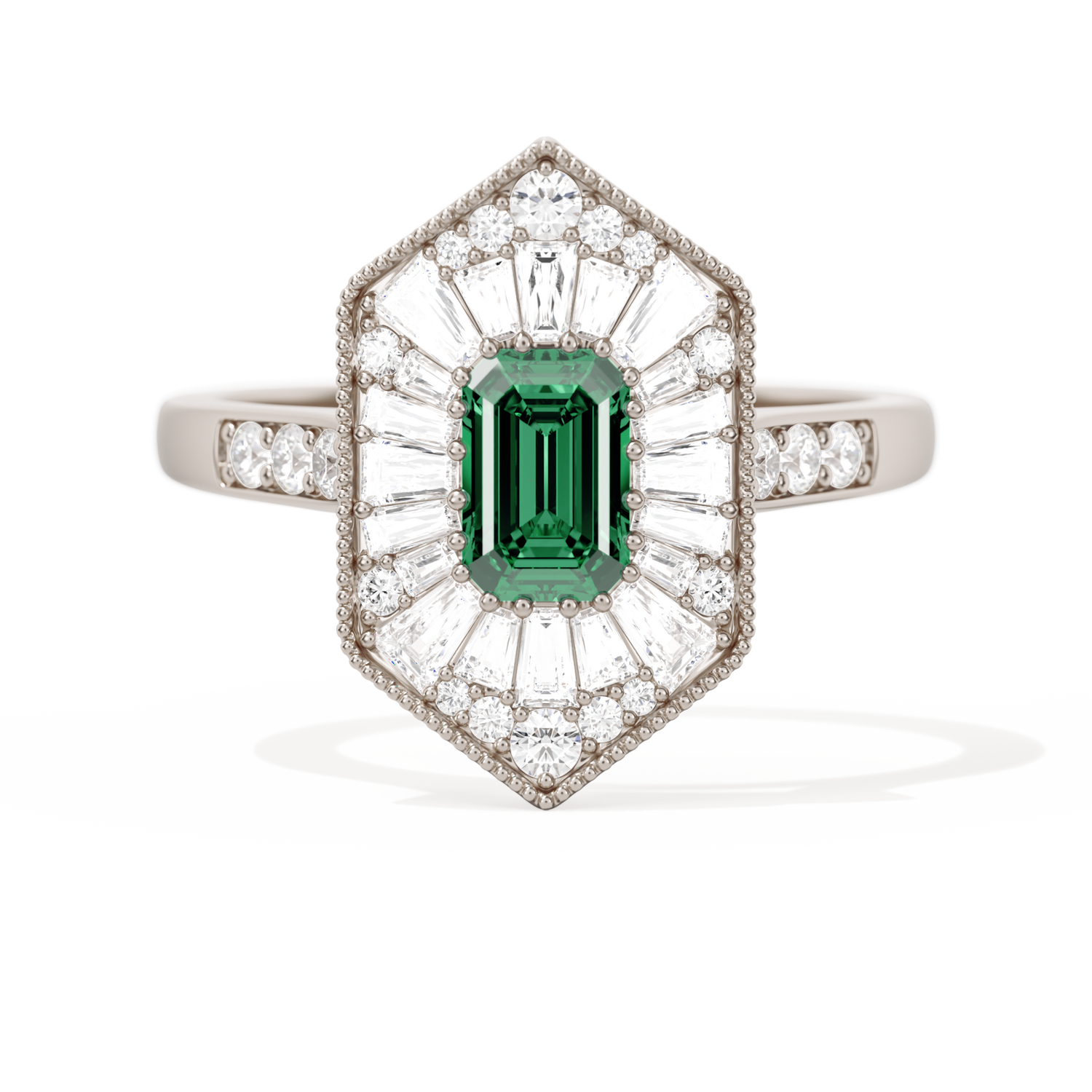 Ballerina Elongated Emerald