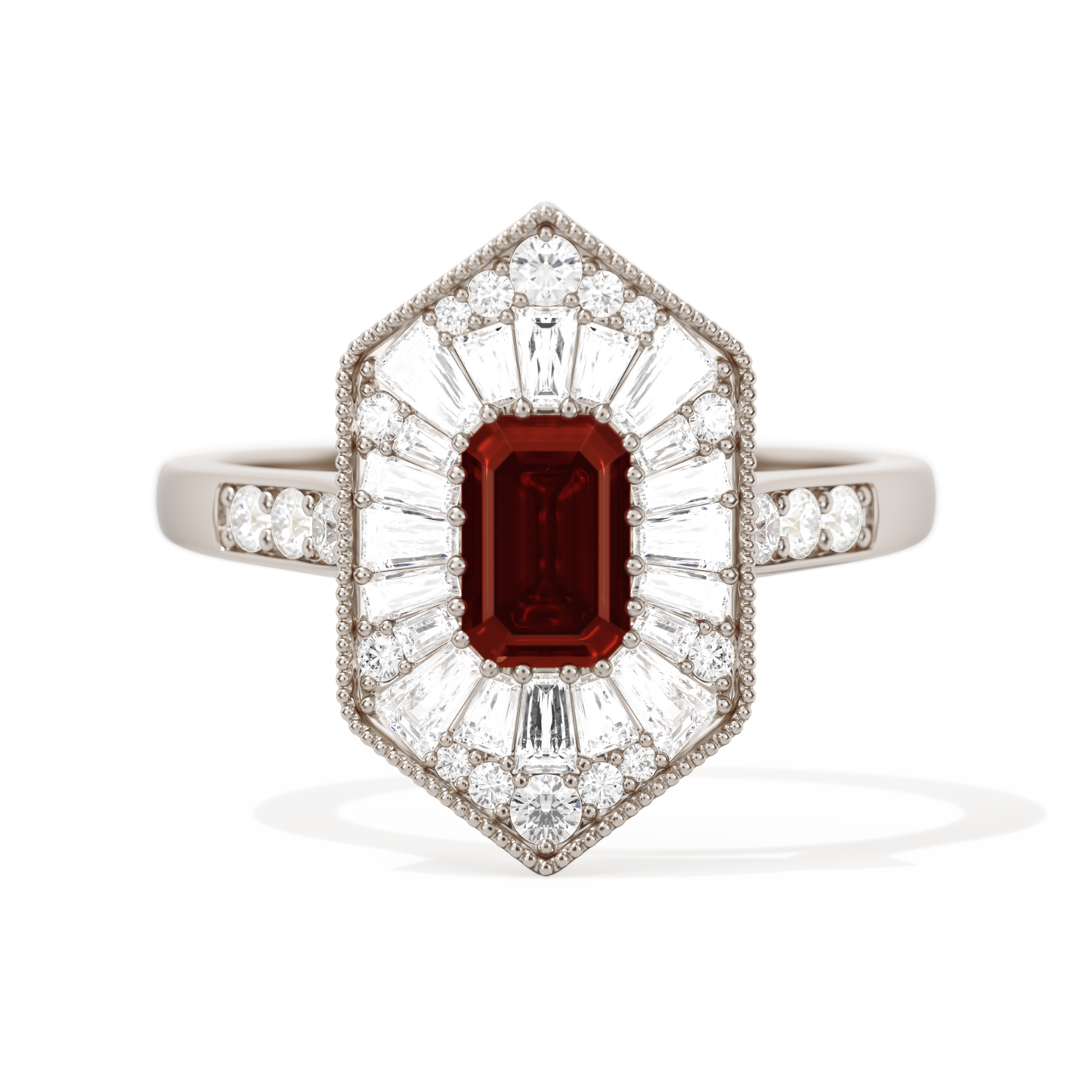 Ballerina Elongated Emerald