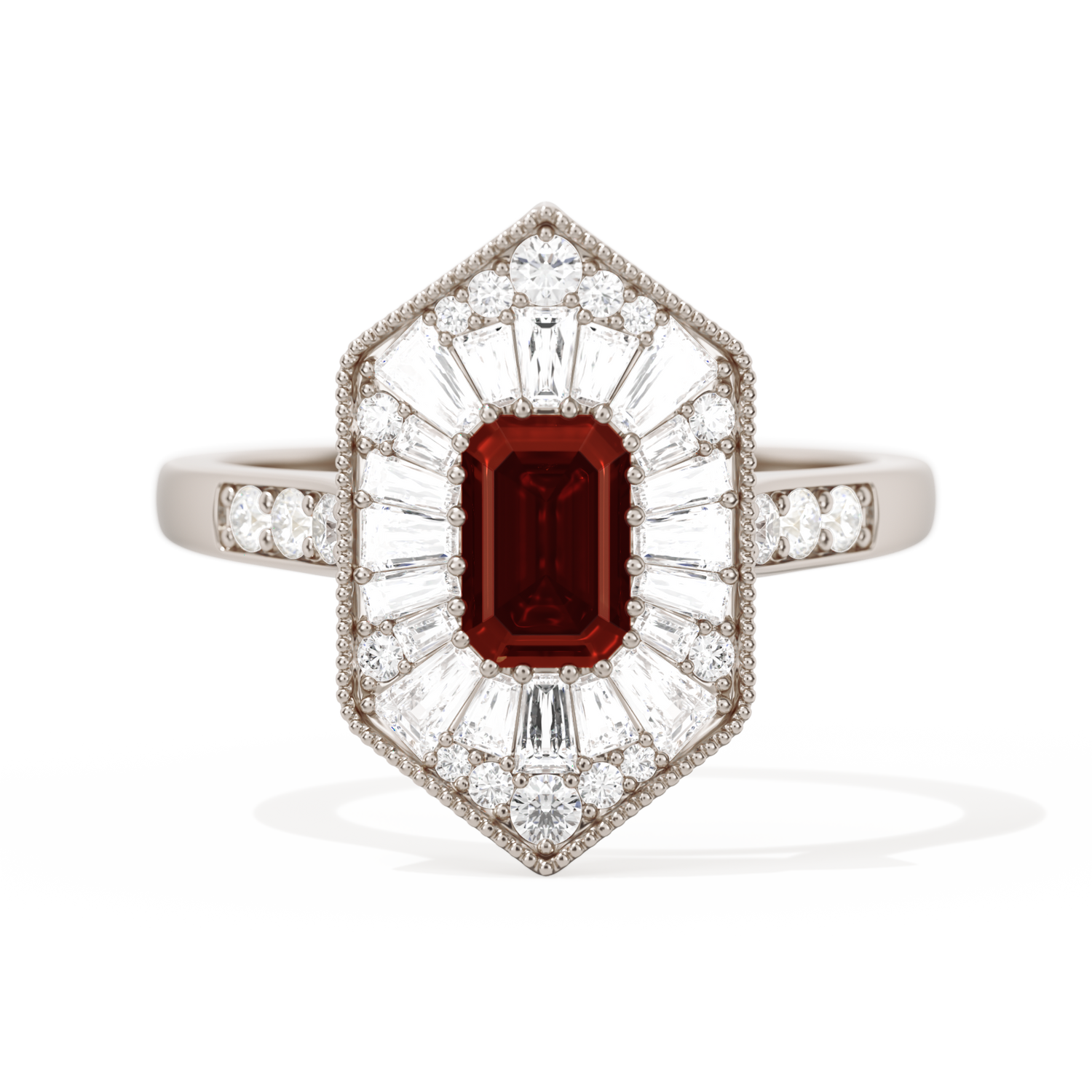 Ballerina Elongated Emerald
