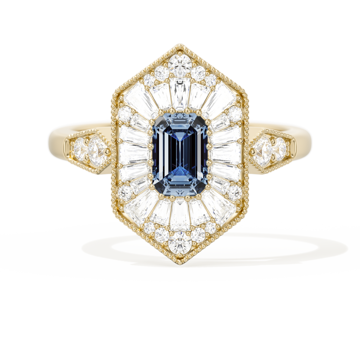 Ballerina Elongated Emerald