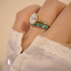 Emerald and Diamond Confetti Band