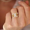 Round Pave Contour Band