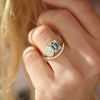 Round Pave Contour Band
