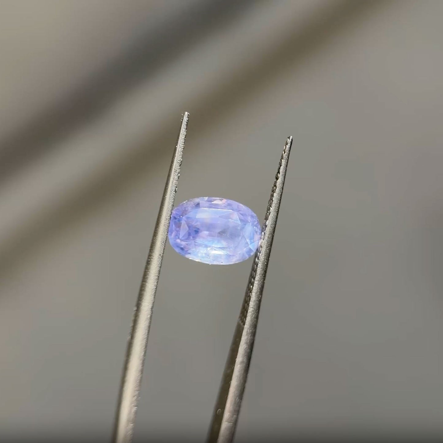 3.13 Oval Opalescent Purple Sapphire