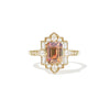2.04 Emerald Cut Orangy Brown Sapphire