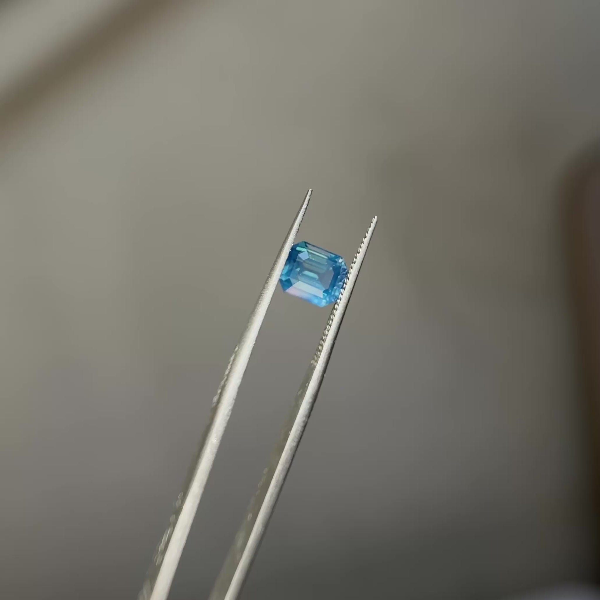 2.50 Emerald Unheated Opalescent Teal Sapphire