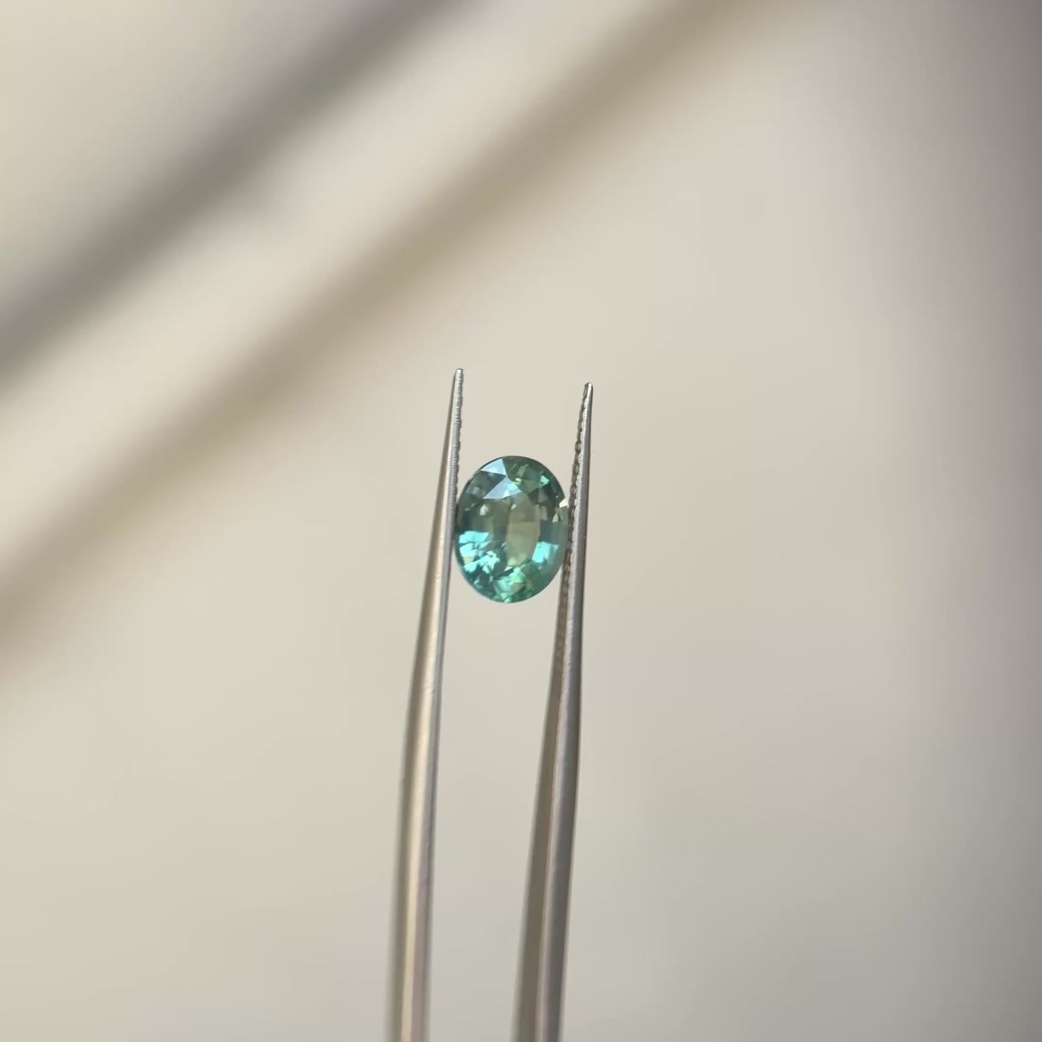 2.58 Oval Blue Green Sapphire