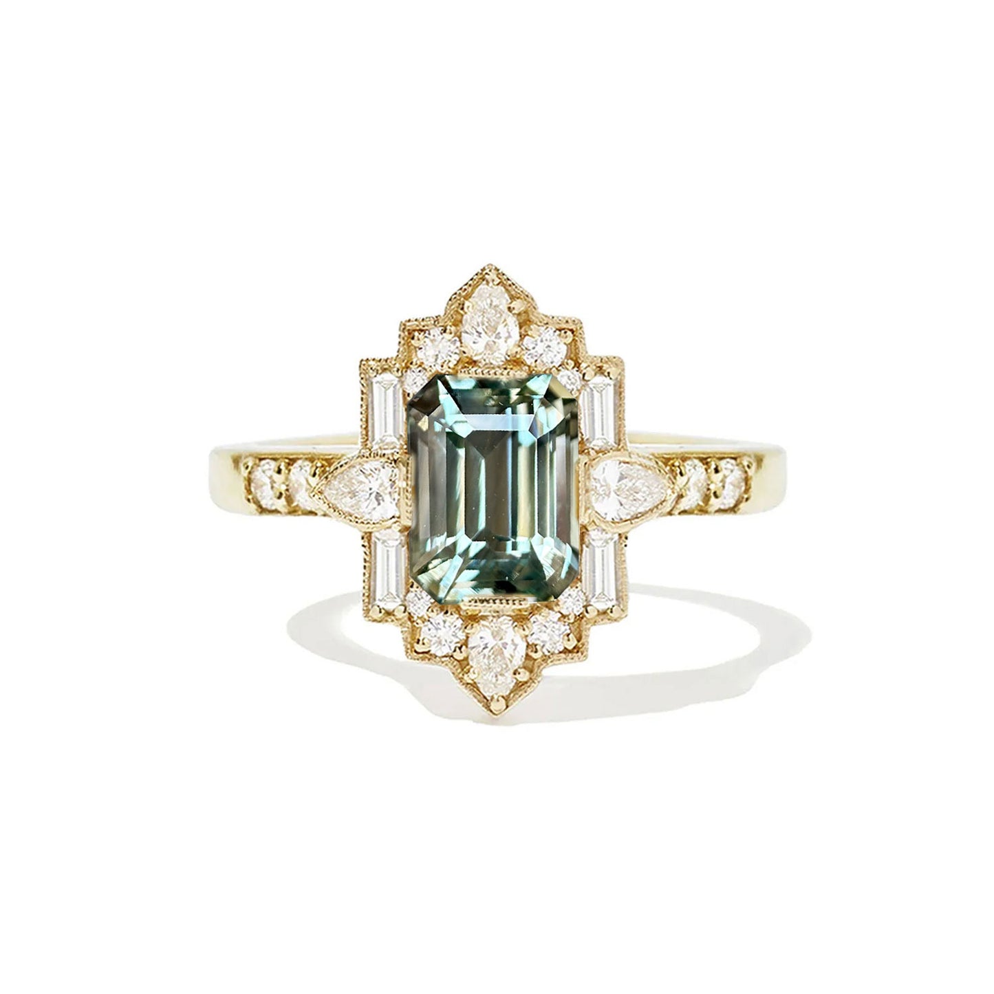 3.40 Emerald Light Green Sapphire