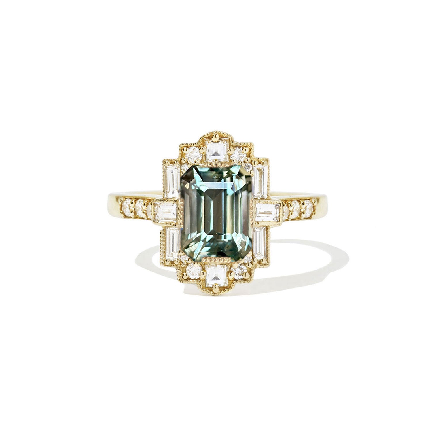 3.40 Emerald Light Green Sapphire
