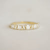 Asscher Cut Diamond Mosaic Confetti Band