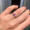 Pink Sapphire & Diamond Mosaic Ring