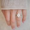 Deco Empire Baguette & Round Brilliant Diamond Mosaic Ring