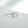 Rose Cut Diamond Cluster Engagement Ring