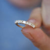 Asscher Cut Diamond Mosaic Confetti Band