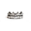 Black Rhodium Stacking Ring Set