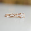 Rose Gold Diamond Vine Ring