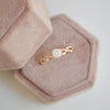 Rose Gold Diamond Vine Ring