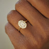 Deco Emerald Cut Diamond Ring
