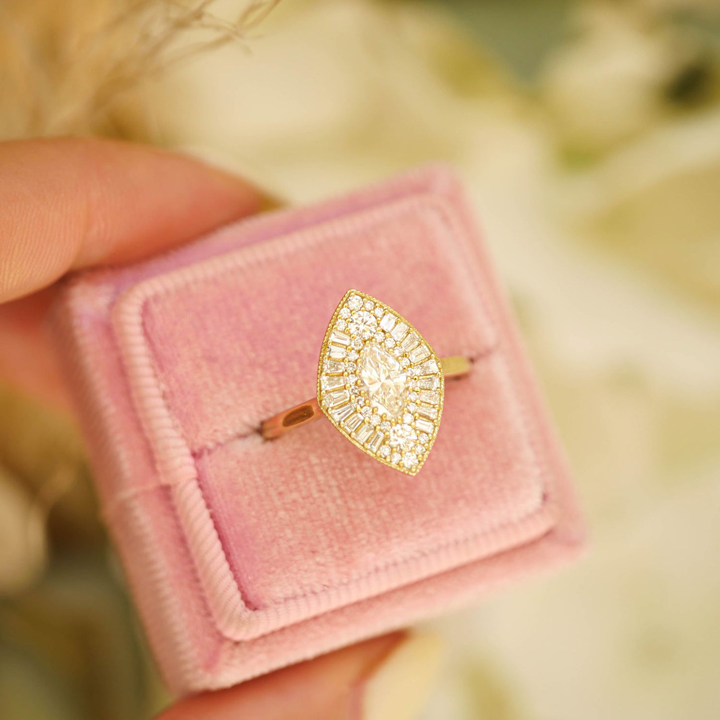 Marquise Ballerina Diamond Mosaic Ring