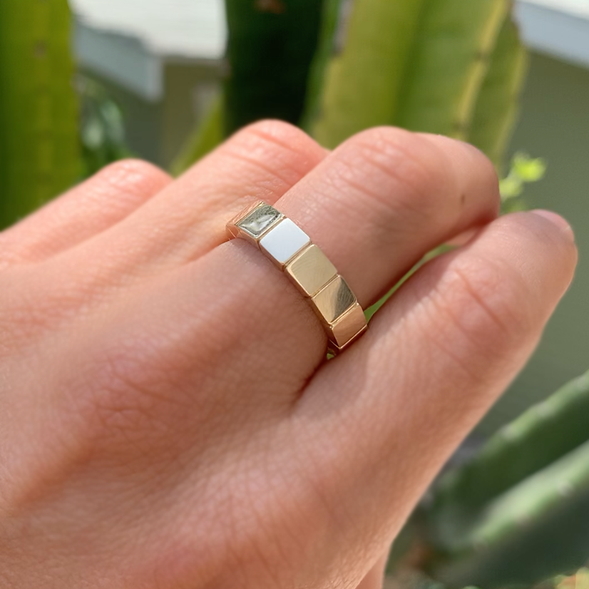 5mm Notched Band Ring