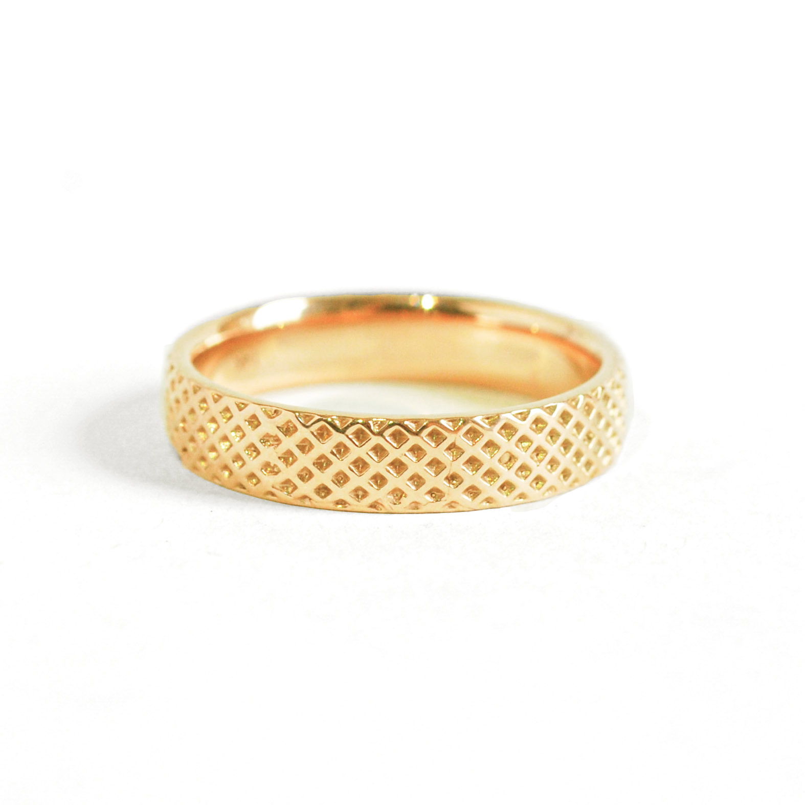 Honeycomb Wedding Ring
