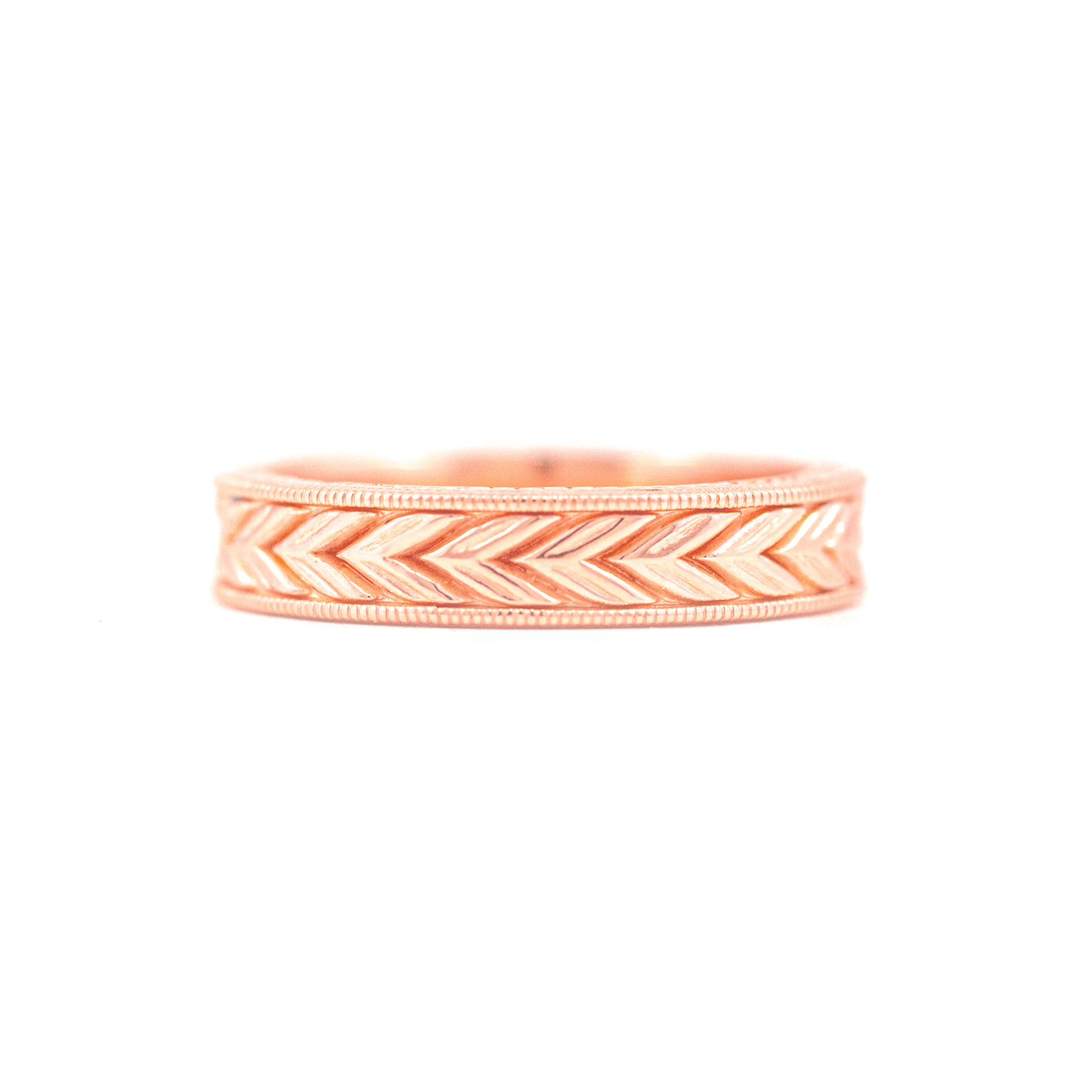 5mm Wheat Engraved Ring