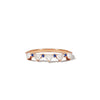 Half Moon Lace Sapphire & Diamond Mosaic Band