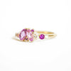 Pink Sapphire & Diamond Mosaic Ring