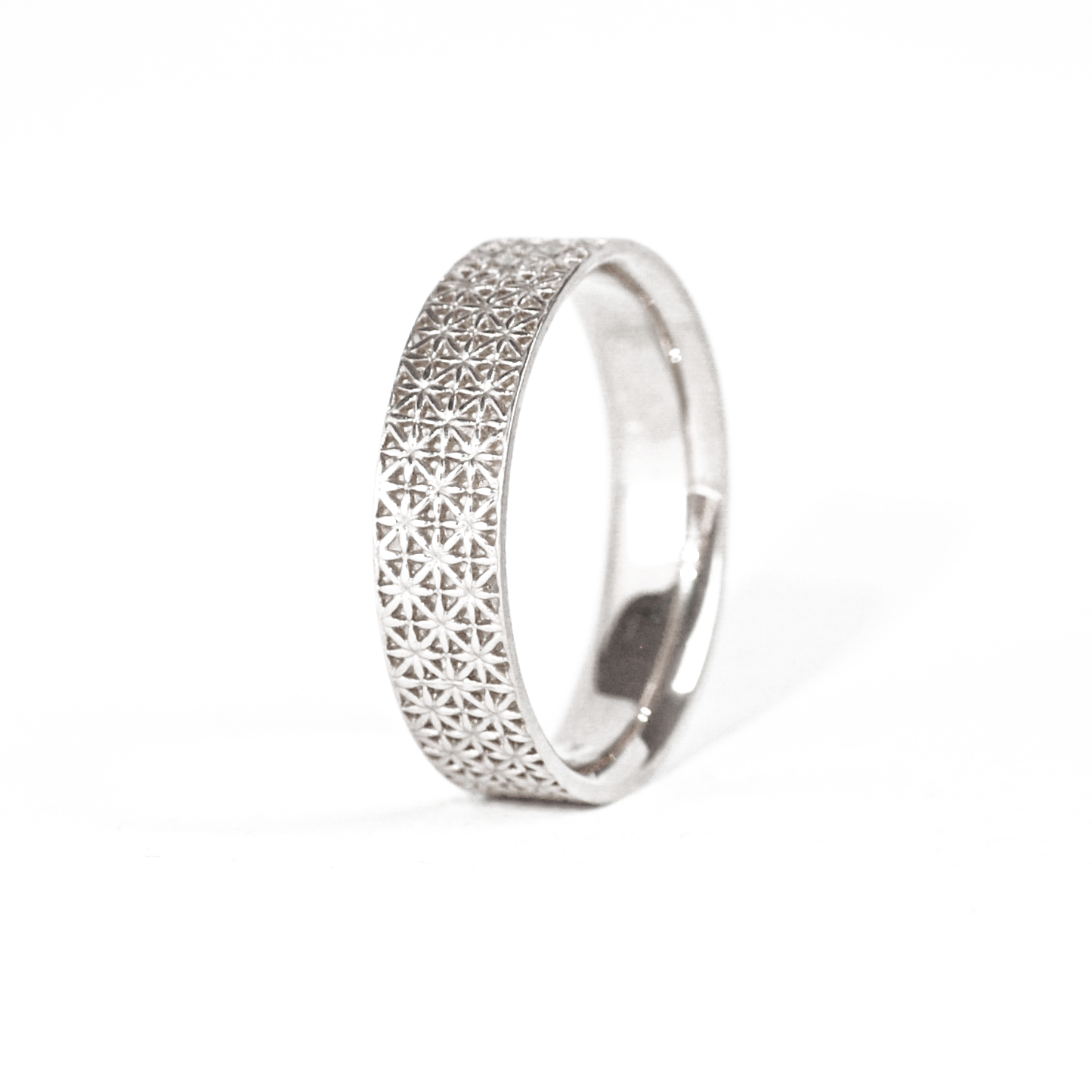 6mm Deco Antique Star Ring